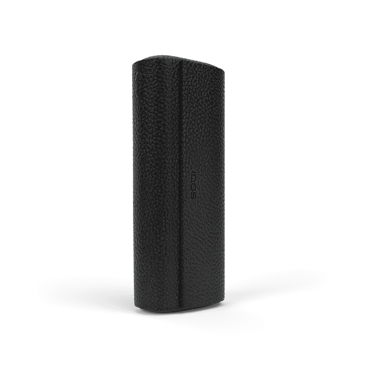 IQOS ILUMA PRIME ādai līdzīgs visaptverošais apvalks Obsidian Black krāsā